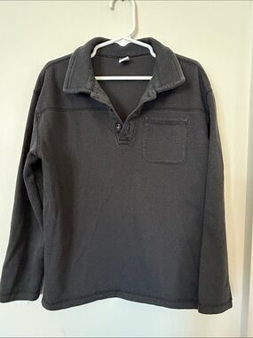 Boys Long-Sleeve Pullover Shirt with Collar- Size 8